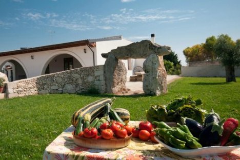 food on a picnic table