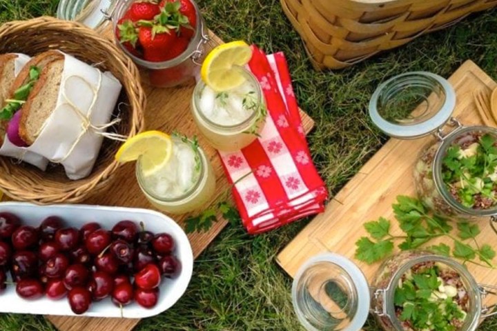 a plate of food on a table