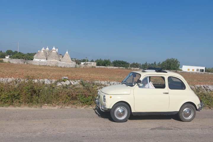 Fiat 500 vintage in Puglia